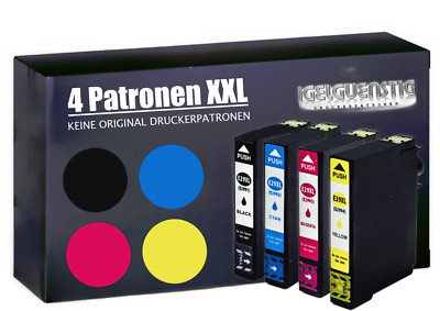 4 XL Druckerpatronen für Epson Expression Home XP342 XP247 XP432 XP442 XP445 SET