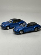 Maisto 1:36 Scale Porsche 911 SC, Lot of 2, Blue