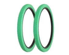 ALTALINE Bicycle Tire 26" x 2.125" Light Green (2) Tires Diamond 26" Bicycles