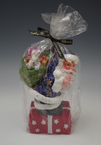 CHRISTOPHER RADKO SANTA WITH GIFT BAG AND TOYS CANDLE 7.5" NEW - Picture 2 of 5