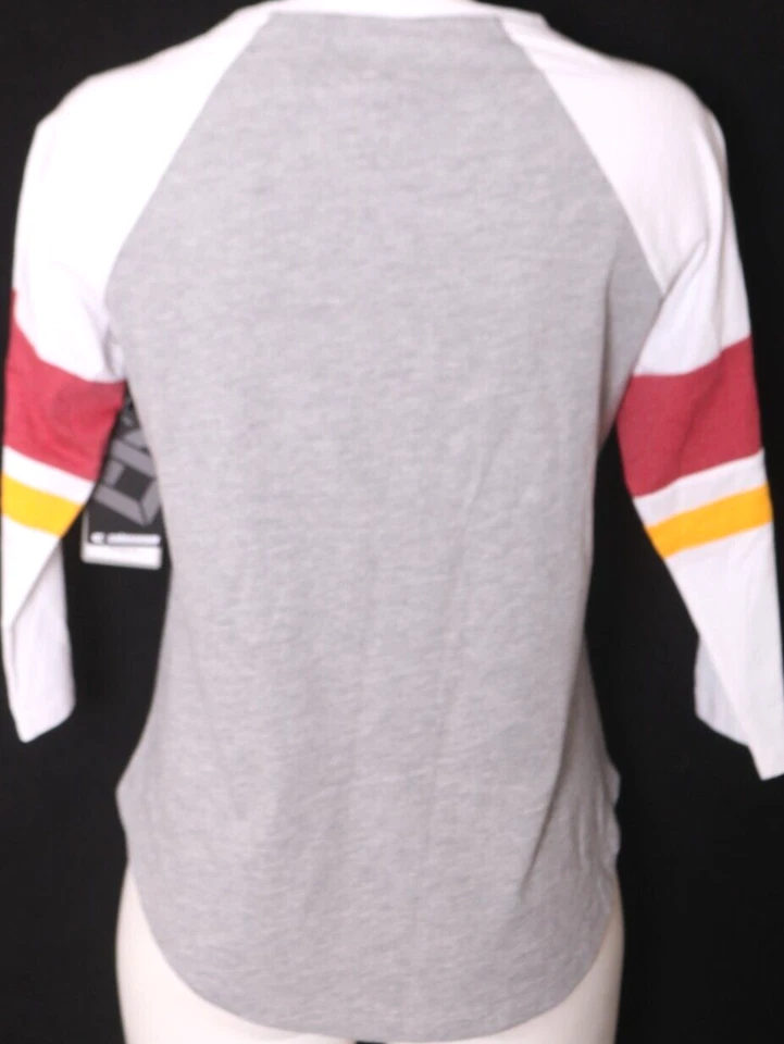 NUEVA USC Trojans Coliseo Béisbol Gris Cuello Redondo Manga 1/2 Camisa Para Mujer M Foto 3 de 4