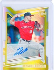2022 Panini Elite Extra Edition GOLD BRANDON BIRDSELL AUTO Autograph RC 6/10