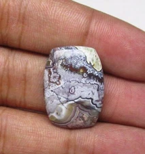 Crazy Lace Agate Baguette Shape 18.95 ct Natural Loose Gemstone Cabochon H 7196