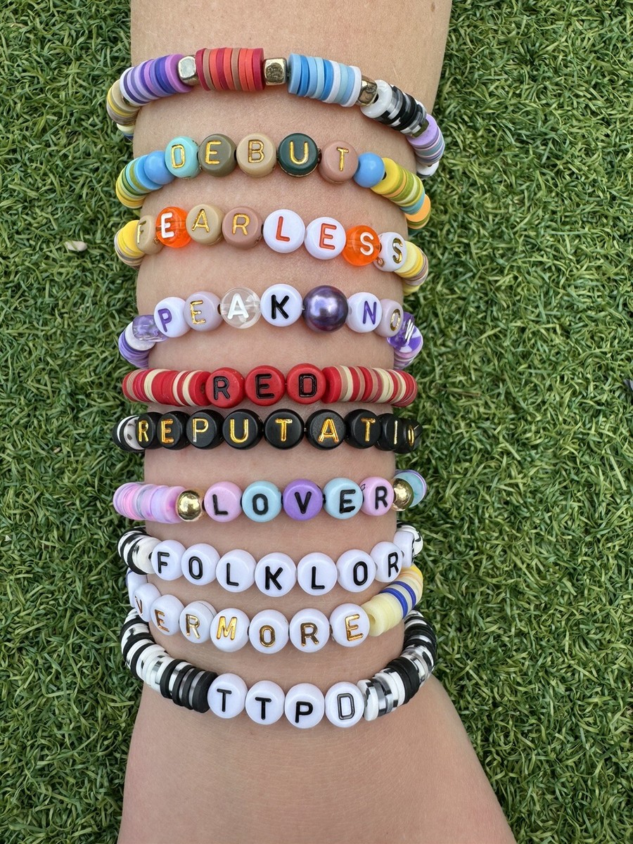 Taylor Swift Bracelets Album Names Or Swiftie Bracelets Clay Beads