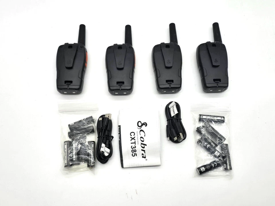 4 x Gently Cobra CXT385 Walkie Talkie w/22 Channels & up to 23 mile range - Image 2 of 2