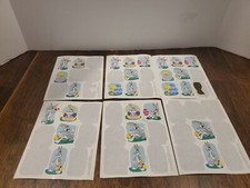 Vintage 1995 LOONEY TUNES Warner Bros. Stickers Hallmark Bugs Bunny Easter 27pcs