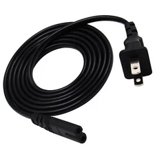 AC Power Cord 2 Prong Used for SINGER CE-200 CE-250 CE-300 350 Sewing Machine