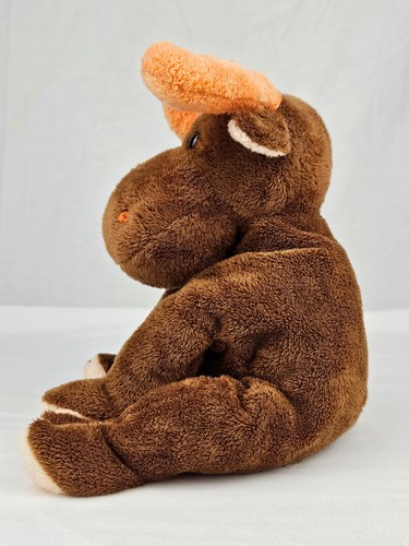 Ty Pluffies Lumpy the Moose Brown Plush 9" - Picture 4 of 11