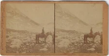 Originale Photo 19ème Stereo - FRANCE - Col de la Vanoise près Termigon (Savoie)