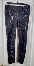 Athleta Women’s Black & Gray Textured Leggings Yoga Pants Size XS