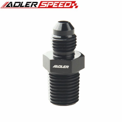 Straight AN3 AN4 AN6 AN8 AN10 AN12 To NPT Fuel Hose Pipe Adapter Thread Fitting - Picture 2 of 13