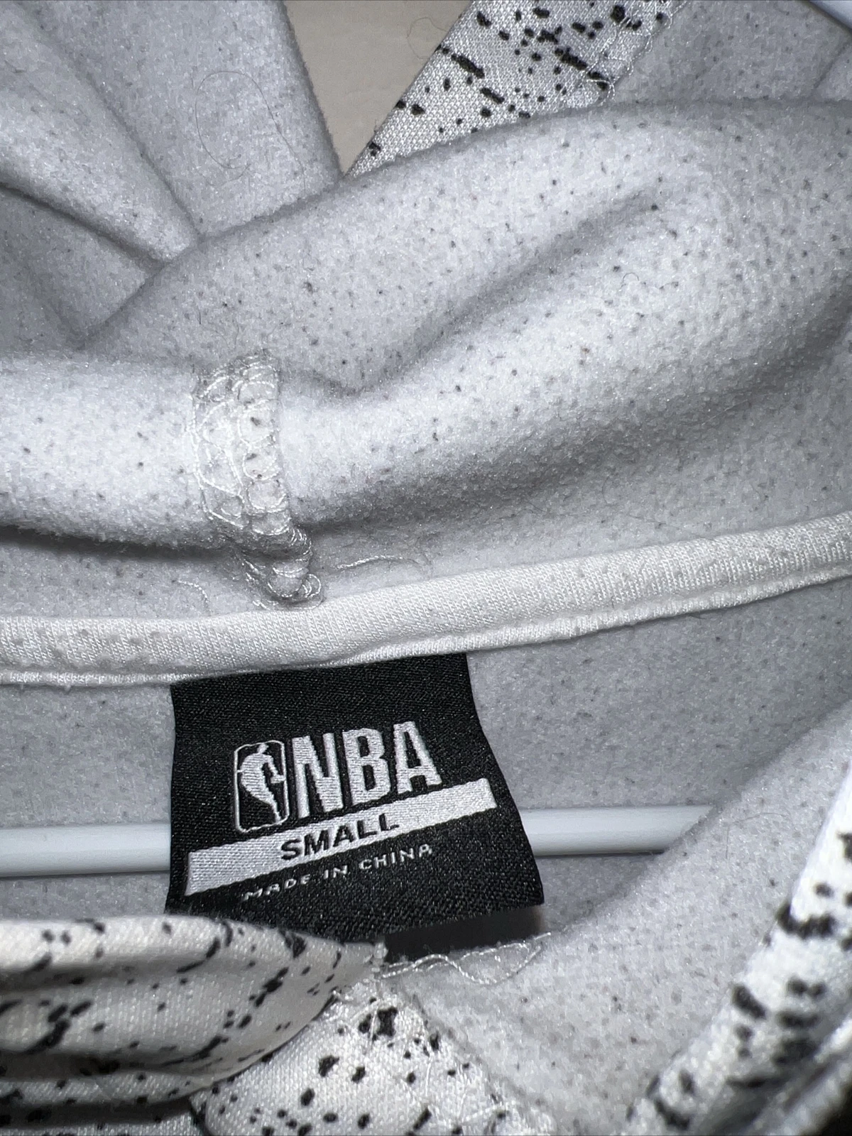 VETEMENTS Felpa con cappuccio abbigliamento con licenza NBA basket abbigliamento uomo piccola