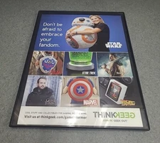 Think Geek Gaming Sci-Fi More Print Ad Framed 8.5x11  Decor Wall Art 