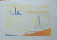 VIRGILIO GUIDI litografia SAN GIORGIO VENEZIA ( rif. 4/1)