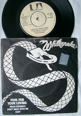 WHITESNAKE - Fool For Your Loving 7''  -  BP352 - 1980