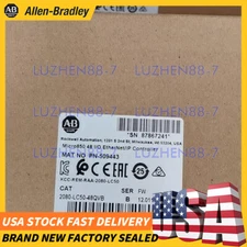 New Sealed Allen-Bradley 2080-LC50-48QVB Micro850 48 I/O EtherNet/IP Controller