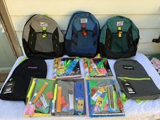 School Supplies and Educational Used Books Lot