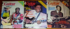 Lot of 3 Guitar Player Magazines ~ B.B. King, Muddy Waters & Charlie Christian