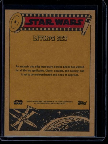 2022 Topps Star Wars Living Set #303 Fennec Shand Card (quantità) - Foto 2 di 2