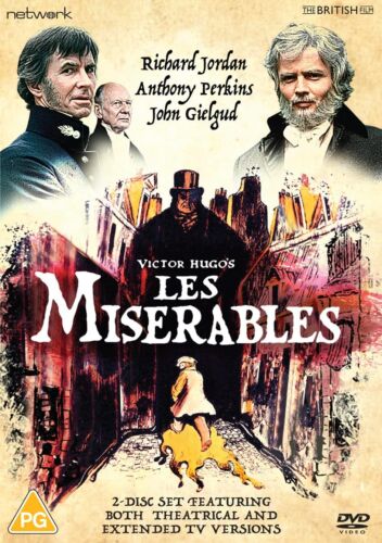 Les Miserables (DVD) Richard Jordan Anthony Perkins John Gielgud Ian Holm - Afbeelding 1 van 3