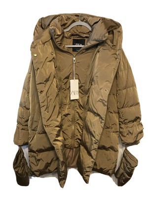 zara gold coat