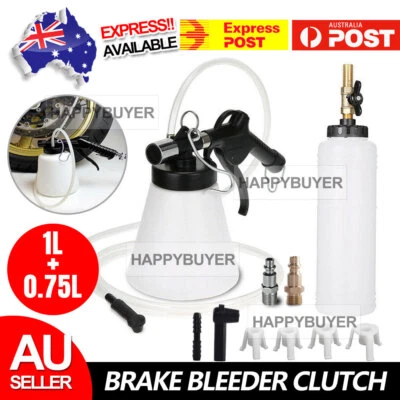 Air Brake Bleeder Clutch Vacuum Bleeding Extractor Fluid Fill Adapter Kit Set OZ - image 1 of 4