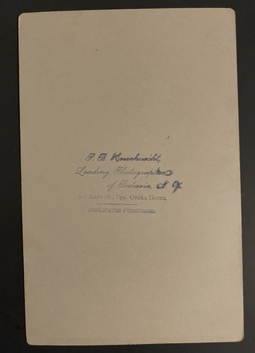 Cabinet Card Photo Young Man With Wavy Blond Hair - Picture 3 of 3