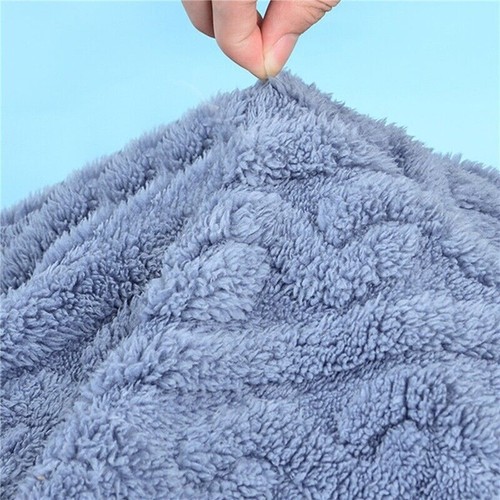 Damen Fleece Pyjama Set weich warm Rundhalsausschnitt Oberteil Hose Loungewear Nachtwäsche USA - Bild 9 von 30