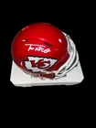 TRENT MCDUFFIE SIGNED KANSAS CITY CHIEFS MINI HELMET SUPER BOWL CHAMPIONS BAS 2