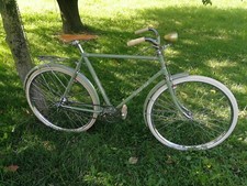 Bicicletta Epoca Bianchi Touring anni '30 restaurata bacchetta e contropedale 2v