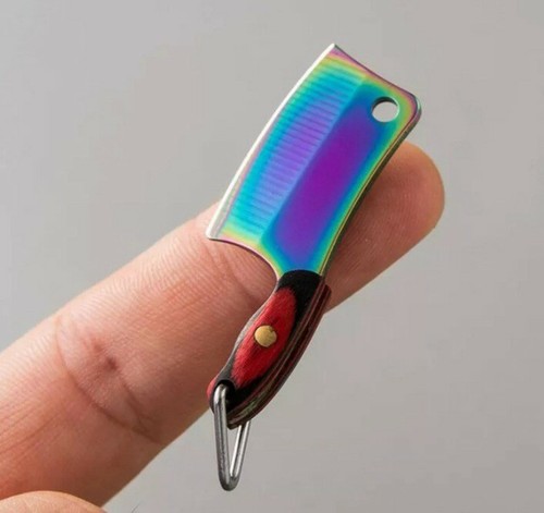 3 STÜCK MINI SAMMLERSTÜCK METZGER MESSER BEIL HACKBEIL AXT MIT SCHEIDEN - Bild 2 von 8