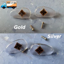 2PCS Replacement Screw-in Nose Pads For Lo uis Vuitton L V Sunglasses Eyeglasses