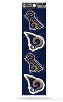 Los Angeles Rams Set Of 4 Decals Stickers The Quad By Rico 3x2 Inches Los Angeles Rams Set Of 4 Decals Stickers The Quad By Rico 3x2 Inches