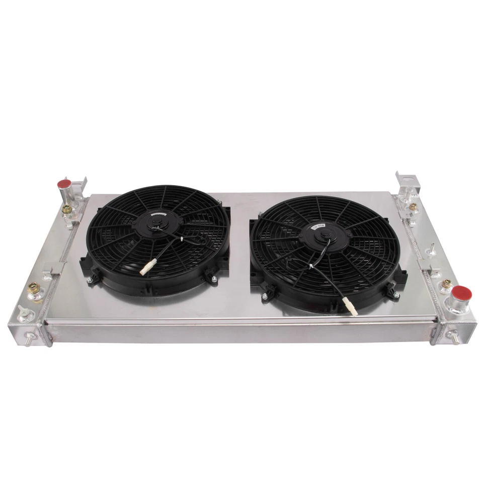 4 Rows Radiator&Shroud Fan For Chevy Silverado Suburban Escalade GMC Yukon,34" W Foto 4 de 4