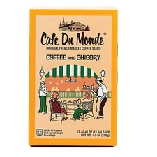 Cafe Du Monde Coffee and Chicory Single-Serve K-Cup Pods, 12 Count
