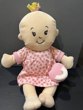 The Manhattan Toy Co Soft Wee Baby Stella Doll with Pink Magnetic Pacifier 12”