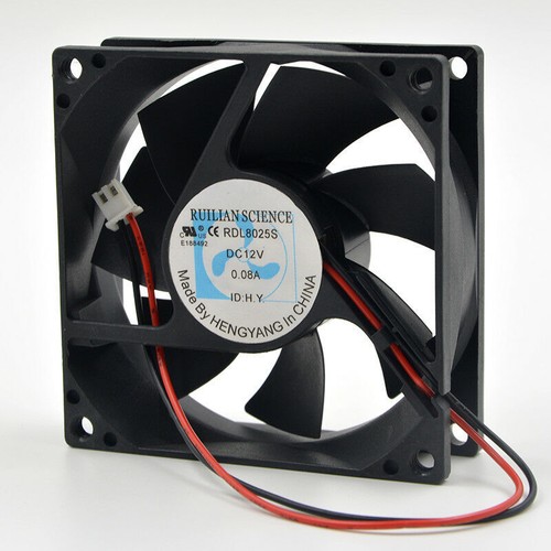 RUILIAN SCIENCE RDL8025S 8cm 12V 0 08A 80 80 25mm 2pin Quiet Cooling