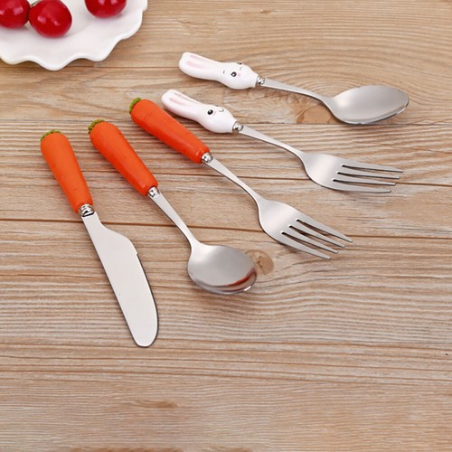 Children's Cutlery Set Fun Utensils for Kids Kitchen Baby Toddler Forks - Picture 9 of 12