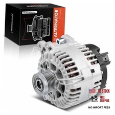 12V 140A 6-Groove Clutch Pulley Alternator - Clockwise