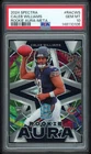 Caleb WIlliams 2024 Panini Spectra #RA-CWS Meta Rookie Aura Prizm /30 PSA 10