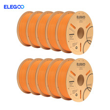 ELEGOO Orange PLA 3D Printer Filament PLA Plus 1kg 1.75mm 10 Rolls
