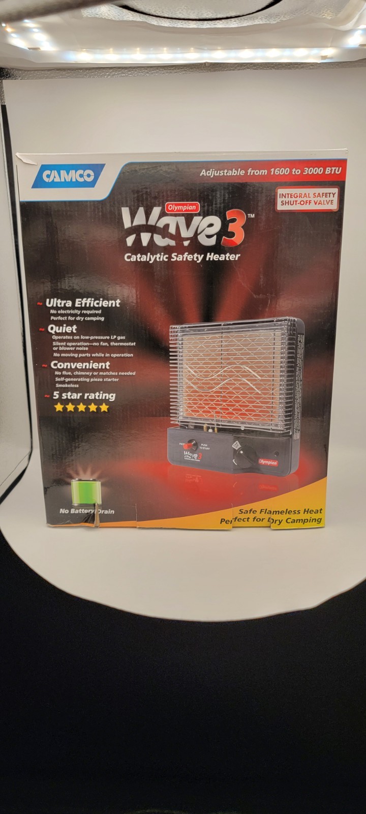 Camco Olympian Wave-3 Heater (3000 BTU)