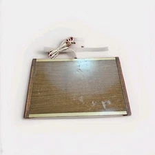 Warm-O-Tray Model 60 Electric 17" Woodgrain MCM Retro Casserole Warming Tray