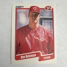 1990 Fleer Ron Robinson #431 Cincinnati Reds MLB Baseball Card