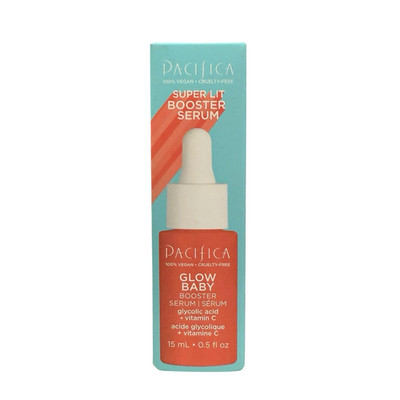 Pacifica Glow Baby Super Lit Booster Serum 0.5 fl oz Glycolic Acid + Vitamin C