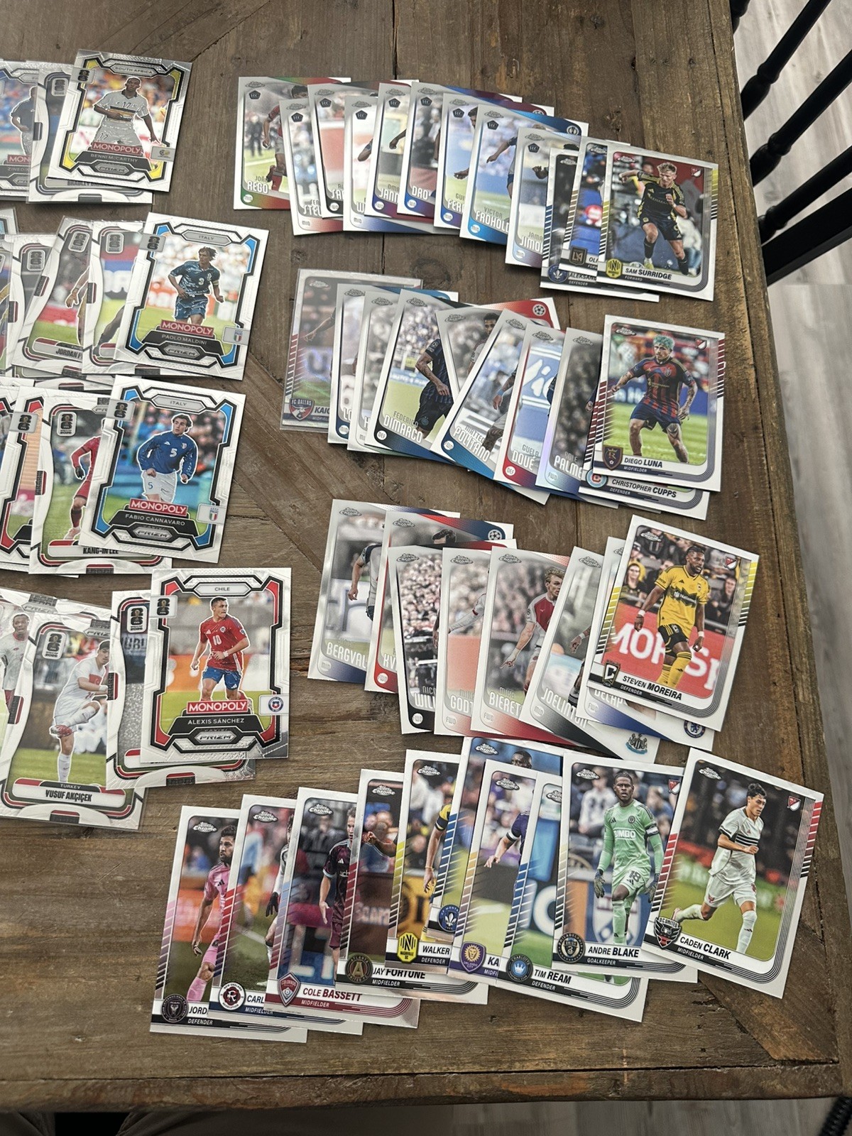 2026 Panini Prizm FIFA World Cup/ Monoply FIFA/ Topps Chrome. Over 100 cards!  view 5