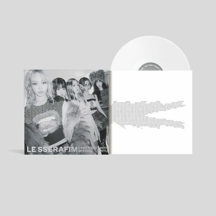 LE SSERAFIM - Easy Crazy Hot Special Vinyl - 'SILVER WHITE' VINYL LP