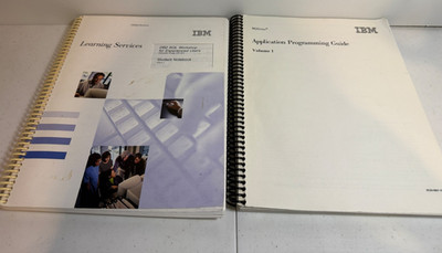 IBM Application Programming Guide & Learning Services Spiral Books