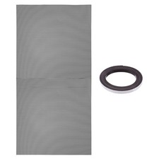 PC Fan Dust Mesh 39.4"x19.7" 3mm Hole, Dust Filter with Magnetic Strip Black