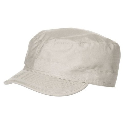 Feldmütze MFH im US-Style,  100% Baumwolle, RipStop, beige, Größe L